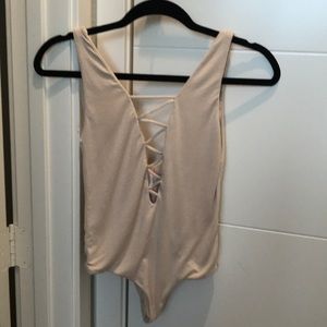 INDAH Cream Bodysuit
